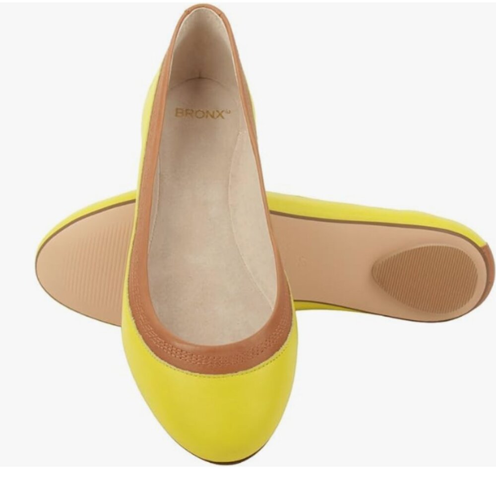 NEW BRONX Womens Need A Break Ballet Flats Casual Shoes